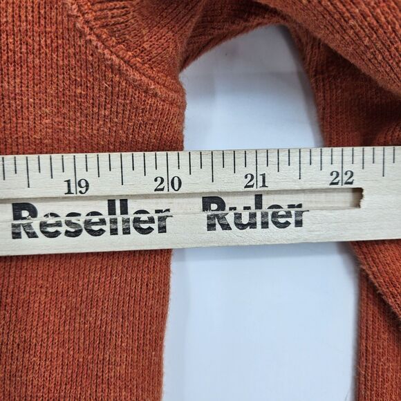 Polo Ralph Lauren Sweater Mens Small Long Sleeve Orange 1/4 Zip Cotton‎ Preppy - Picture 9 of 11